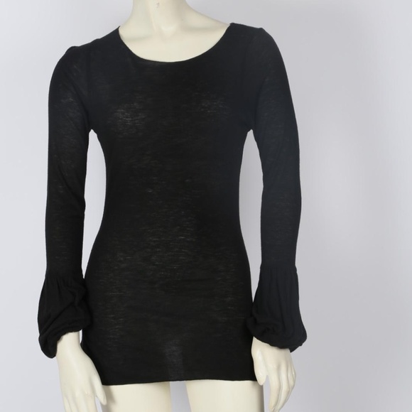 GRAHAM & SPENCER Black Long Sleeve Knitted Sweater - Picture 1 of 6
